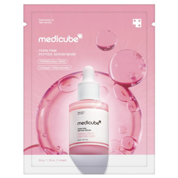 MEDICUBE PDRN PINK PEPTIDE SERUM MASK 6P