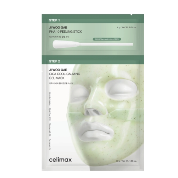 CELIMAX JI WOO GAE CICA PHA PEEL 2-STEP GEL MASK 4UN