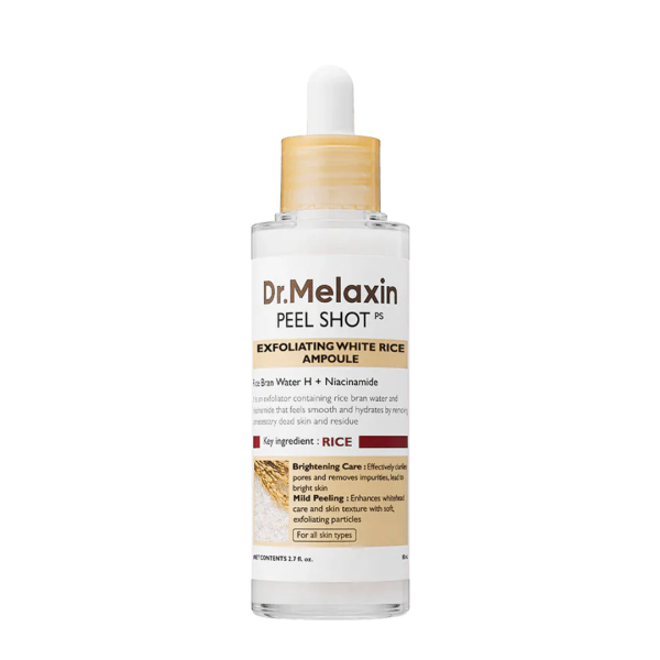 DR.MELAXIN PEEL SHOT WHITE RICE AMPOULE 80ML
