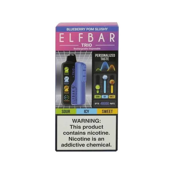 ELFBAR 40K TRIO BLUEBERRY POM SLUSHY