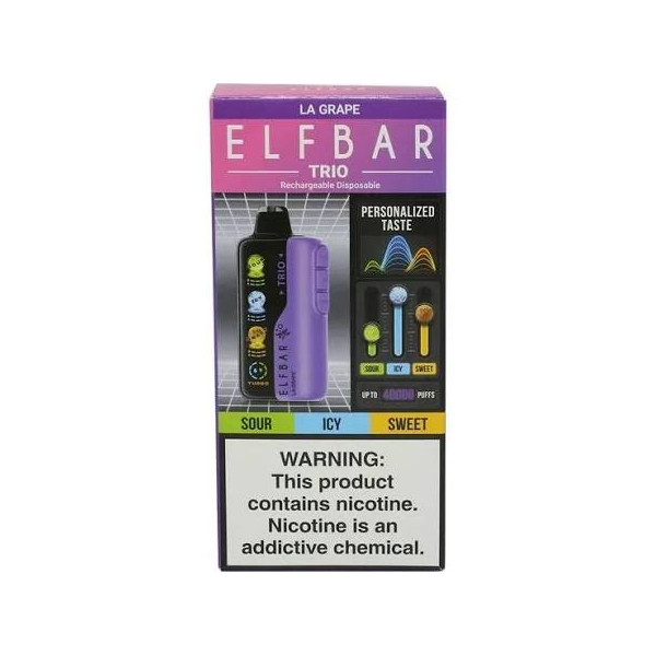 ELFBAR 40K TRIO LA GRAPE