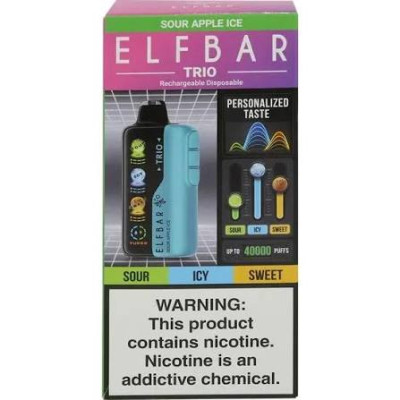 ELFBAR 40K TRIO SOUR APPLE ICE