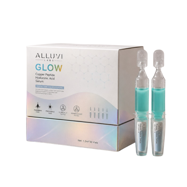 ALLUVI LABS GLOW COPPER PEPTIDE FACE SERUM 1.2ML X 30UN