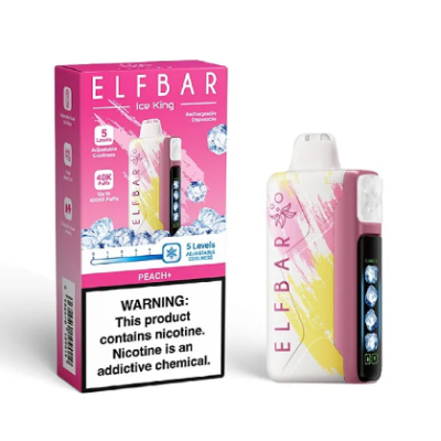 ELFBAR 40K ICE KING PEACH+