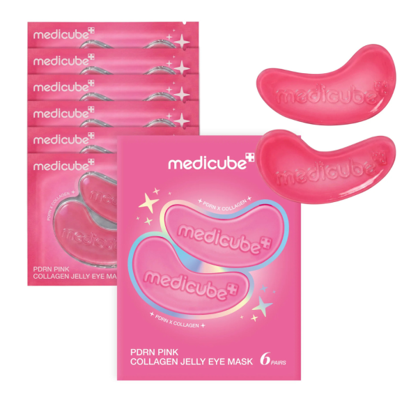 MEDICUBE PDRN PINK COLLAGEN JELLY EYE MASK 6 POUNCH